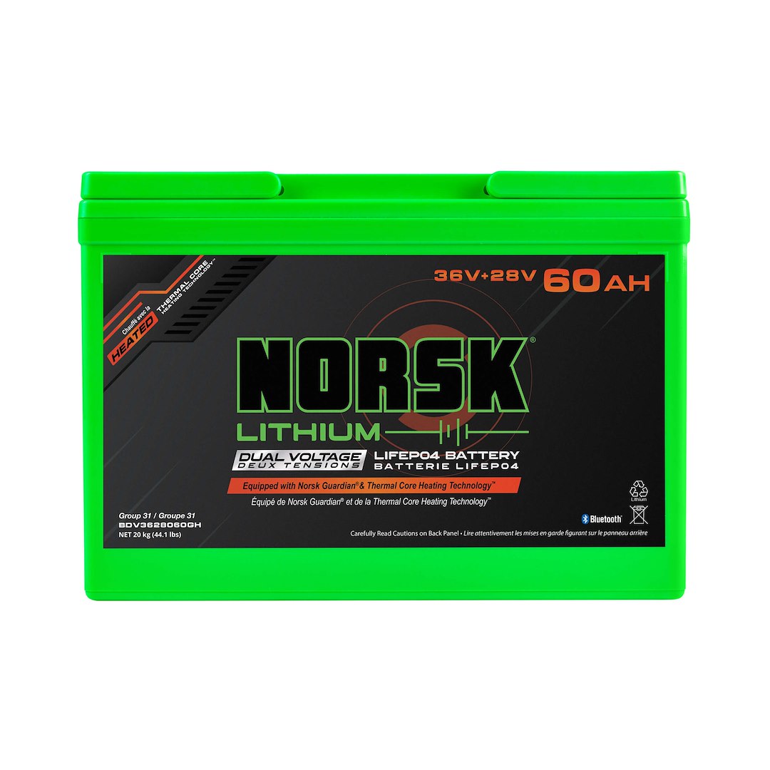 NORSK INC 36V+28V-60AH-LIFEPO4-BAT-GDN-H [BDV3628060GH]