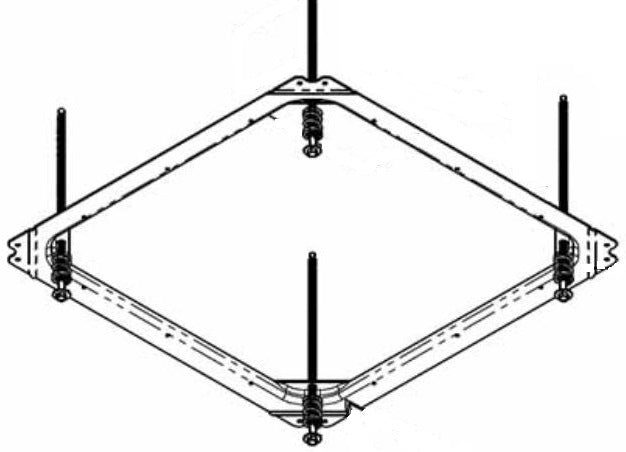 COLEMAN RVP MTG FRAME & BOLT KIT PKG [8333A1031]