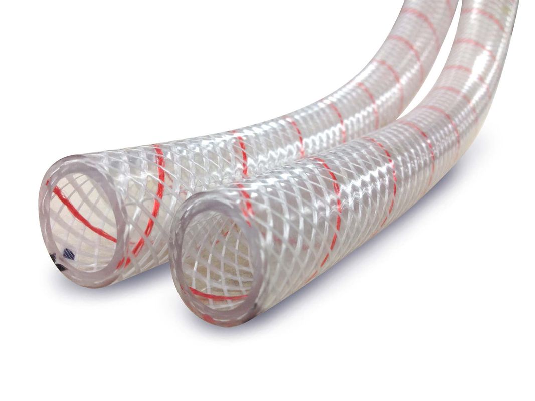 SIERRAMARINE 5/8' CLR REINF PVC W/RED TRACER 50' [16-162-0586]