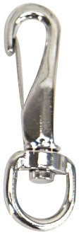 WHITECAP IND C.P. BRASS BABY SWIVEL SNAP-1-7/8' [S-1131C]