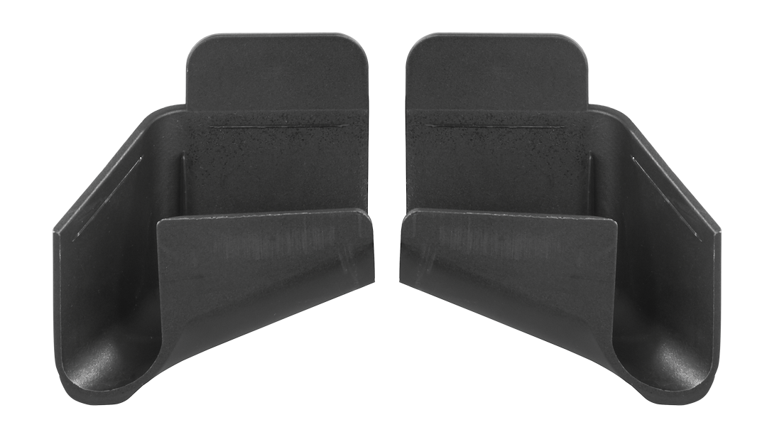 JR PRODUCTS RAIN GUTTER SPOUTS  BLACK [389BK-A]