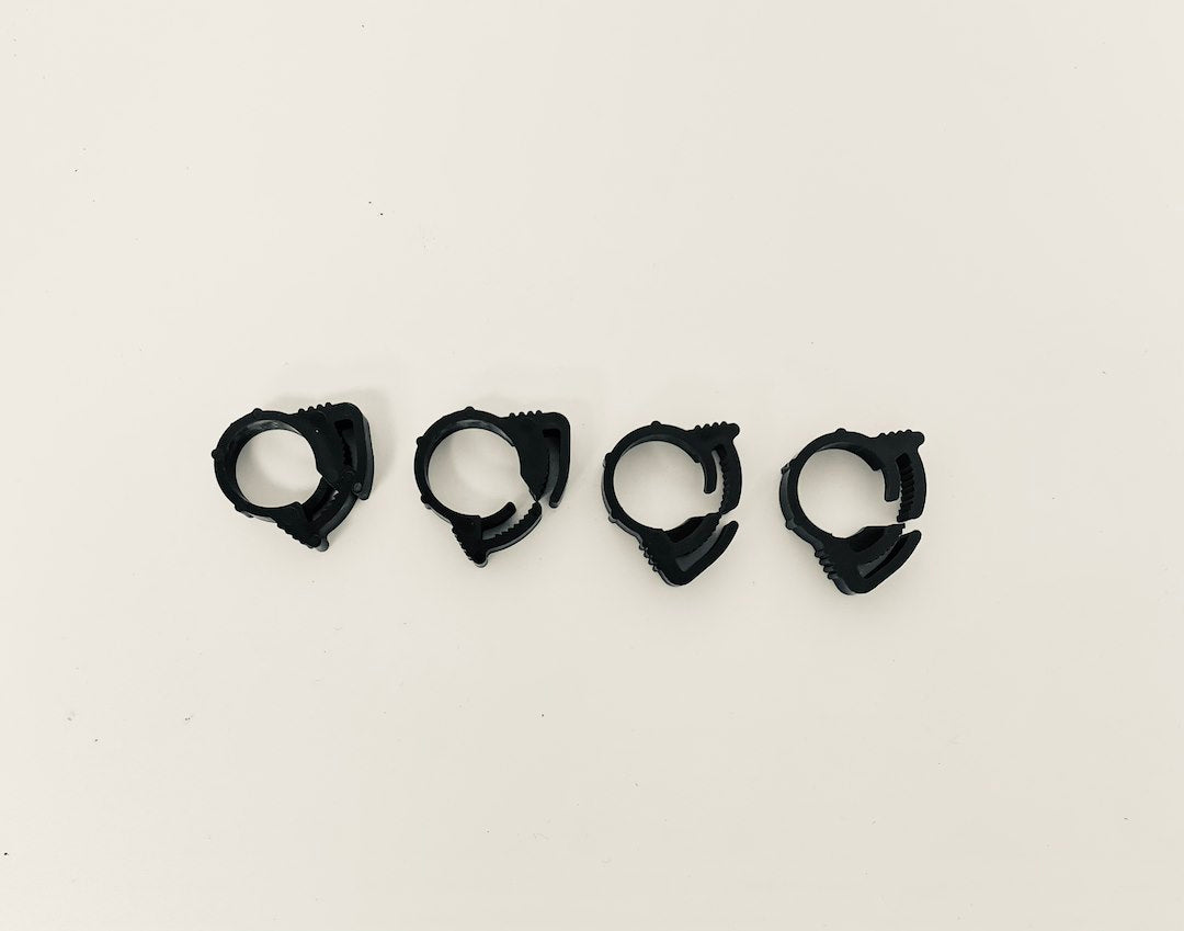HELIX RACING 100PK NYLON RATCHET CLAMPS  13/32' [111-2223]