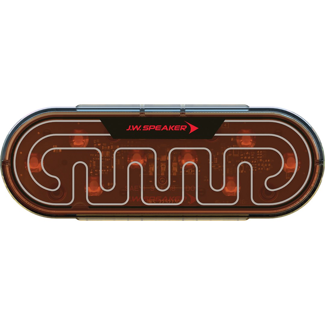 JW SPEAKER 274-12/24V SIDE MRKR HTD OVAL DOT [0346791]