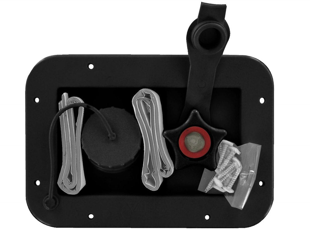 VALTERRA LLC RECT. FLANGE BLACK CD [A01-2001BKVP]