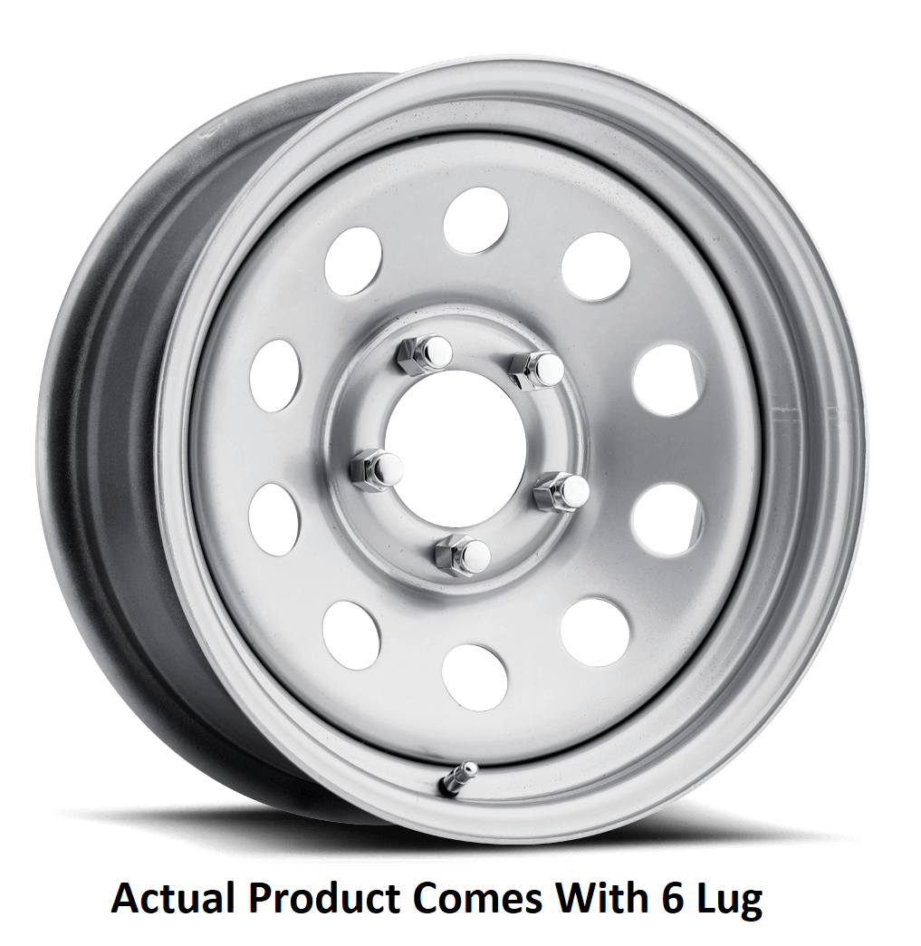 CARLSTAR 16X6.00 6/5.5 SUP SILVER F284 [1622671284B]