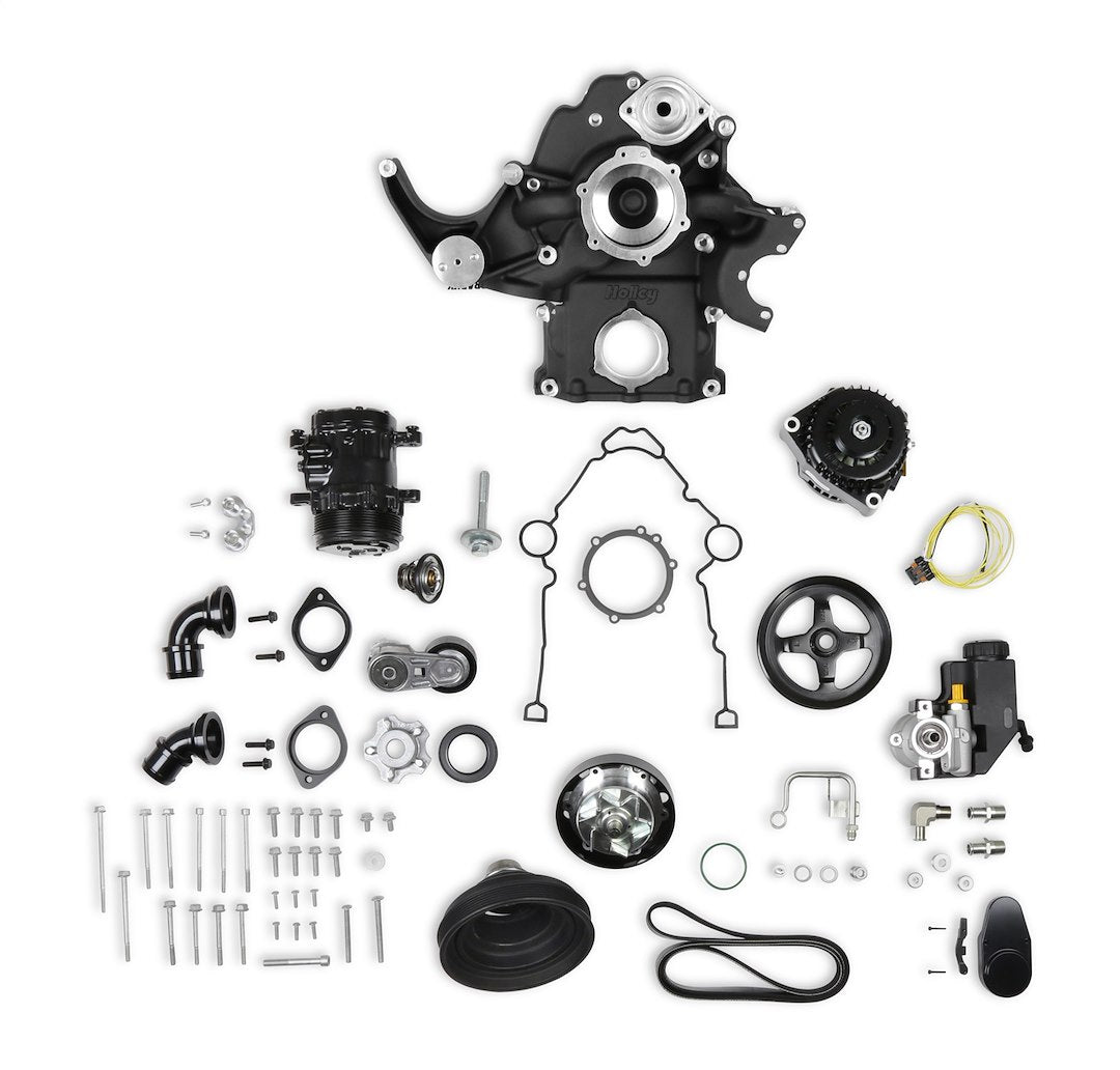 HOLLEY COMP MID-MT ACC SYSTEM  HEMI VVT-BL [20-291BK]