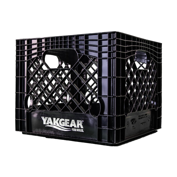 YAKGEAR BLACK 13' X 13' MILK CRATE (SQUARE) [BMC13]