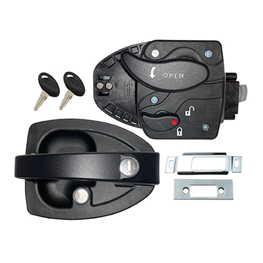 AP PRODUCTS TRAVEL TRAILER SQUEEZE LATCH-BLACK [013-521]