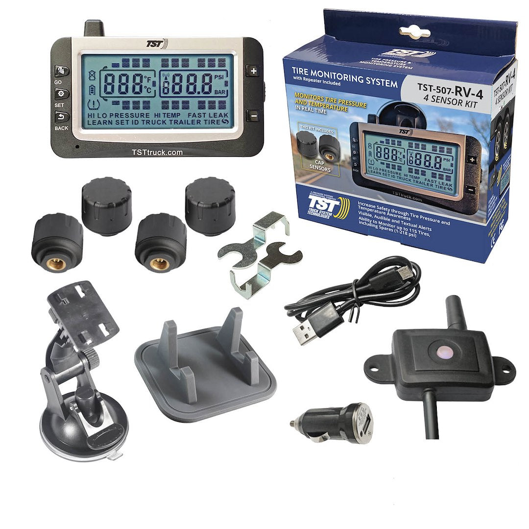 TRUCK SYSTMS 507 TPMS W/4 TIRE SNSR/REP BATT/REP [TST-507-RV-4]