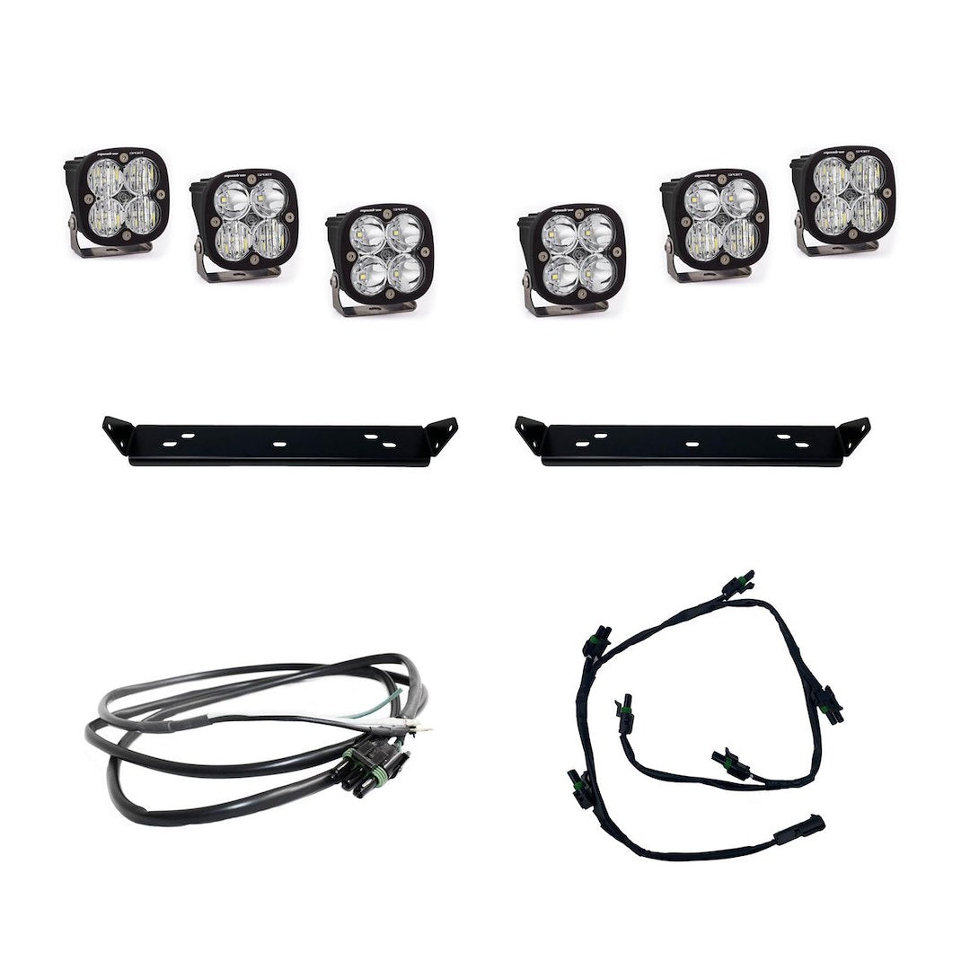 BAJA DESIGN SQUADRON SPORT BEHIND GRILL KIT FIT [448061]