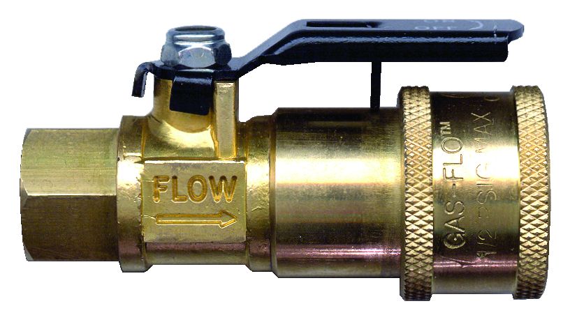 JR PRODUCTS COUPLER WITH SHUT-OFF [07-30435]