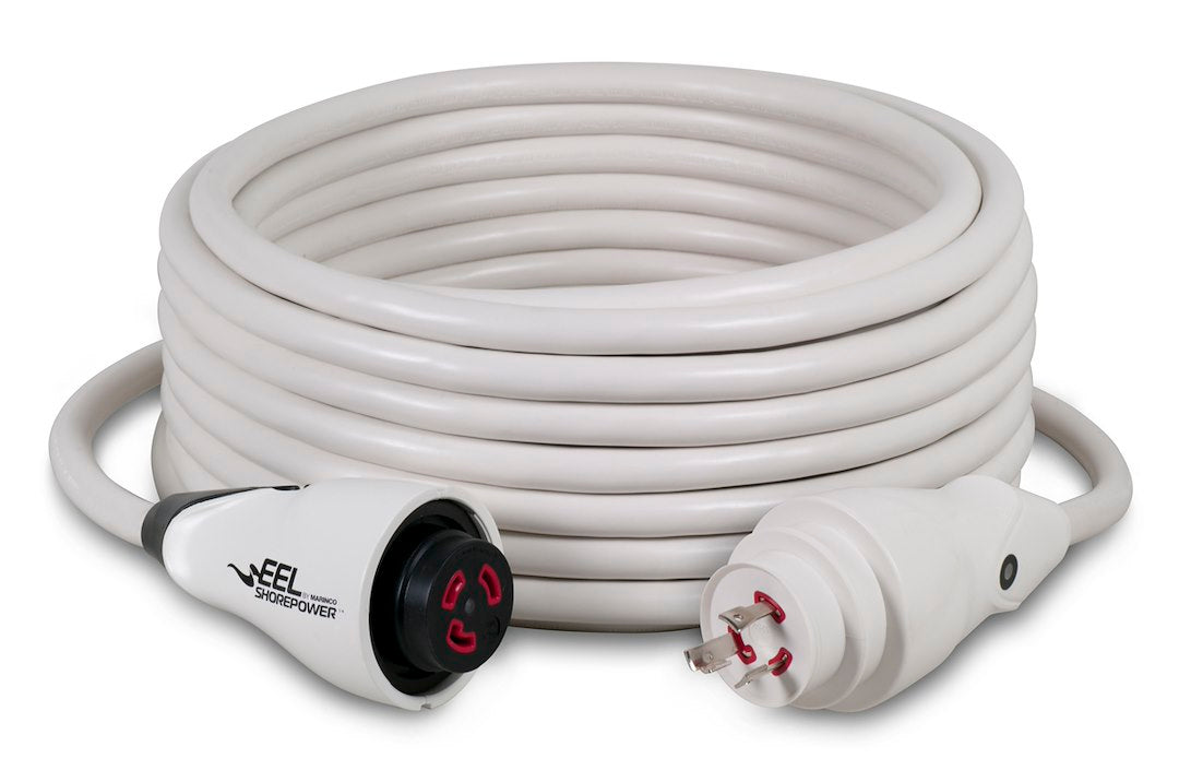 MARINCO EEL CORDSET  30A 125V  50'  WHITE [CS30-50W]