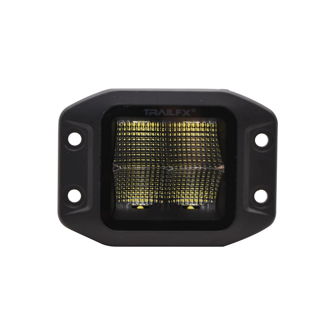 TRAILFX BLACK POD 4X5W FLUSH MOUNT FLOOD SI [2X2CFFMB]