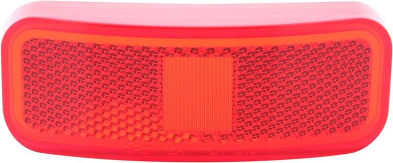 OPTRONICS RED LENS FOR RECT CLNCE LIGHT [A44RBP]
