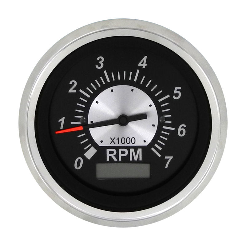 SIERRAMARINE TACH 7K/HOURMETER  BLACK STERLING 3 [67364P]