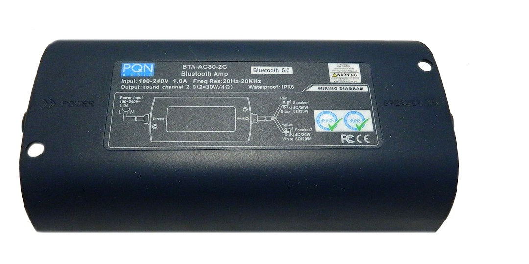 PQN ENTRPRIS BT AMP 2 CHANNEL AC INPUT [BTA-AC30-2C]