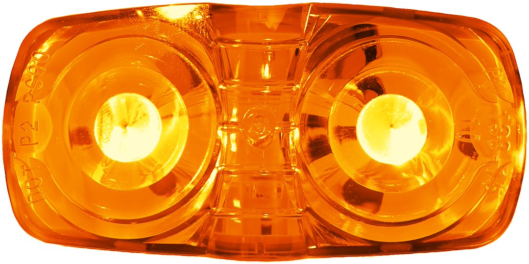 PETERSON MFG LED M/C PC MV RECT DBL BULLS-EYE  4 [M38A-MV-BT2]