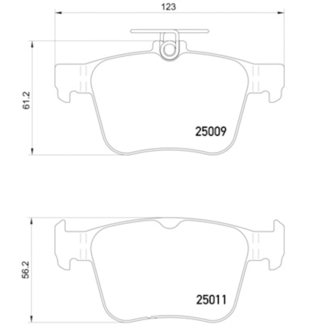HELLA DISC BRAKE PAD [355020261]