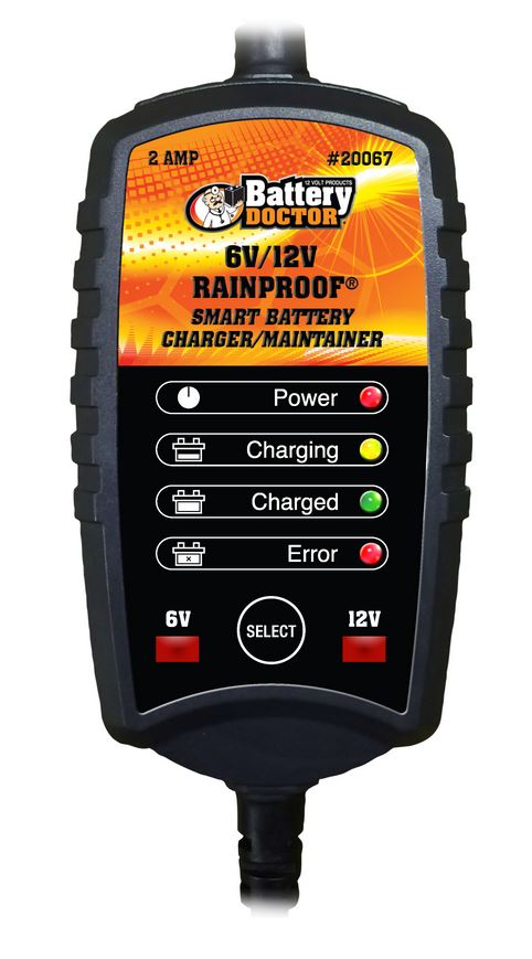 WIRTHCO BATTERY DOC  6/12V 2 AMP RAINPROOF [20067]