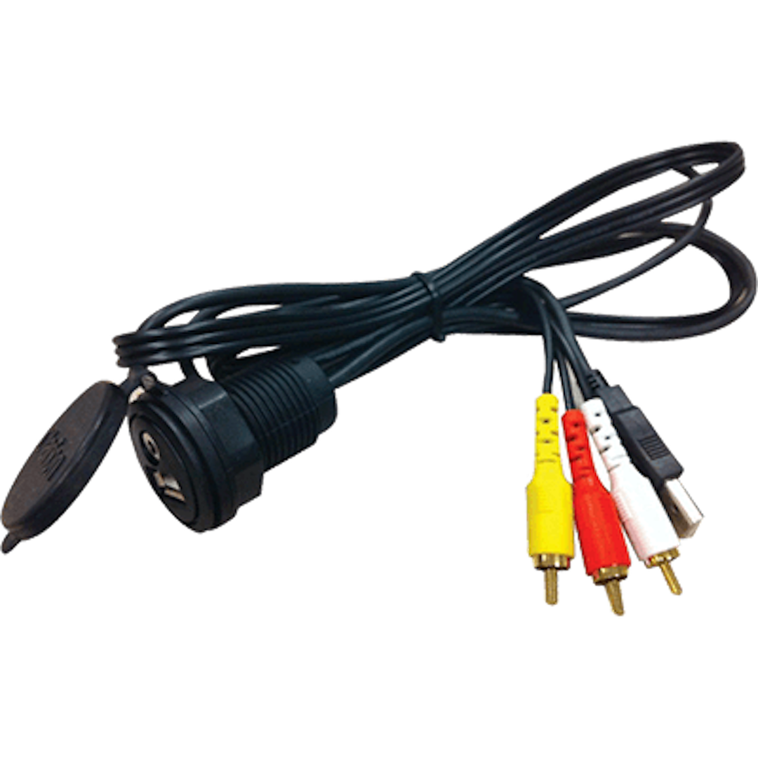 CLARION MRN GRADE USB AND AUX AV INPUT JACK [01-CCAUSBAV]