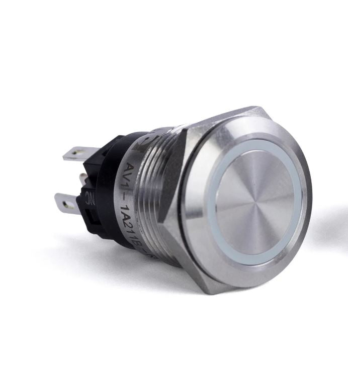 SIERRAMARINE PUSH BUTTON SWITCH  RED HALO [AV10030R]