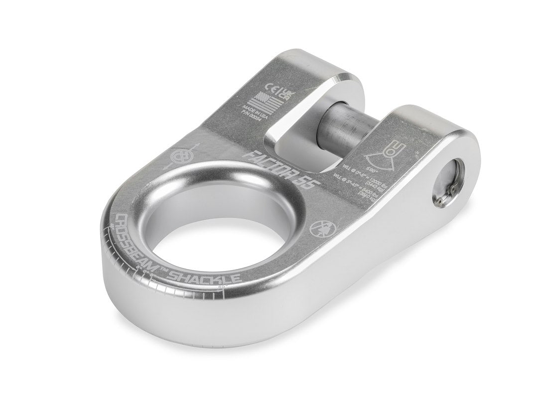 FACTOR 55 CROSSBEAM SHACKLE SILVER [00054-05]