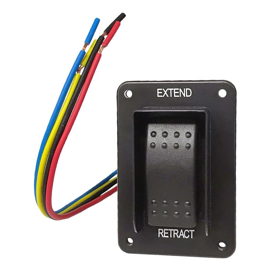 LIPPERT COMP BLK IP66 ELEC JACK SWITCH W/HARNESS [387874]