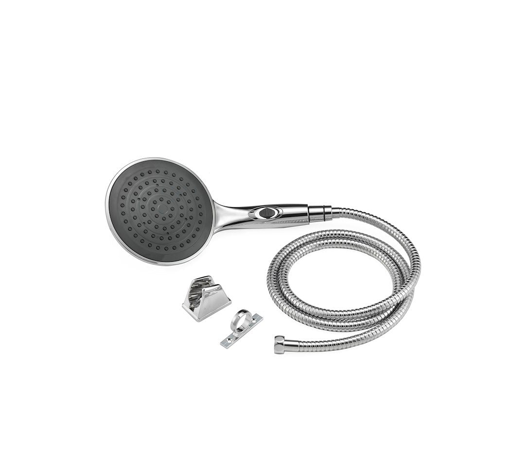 DURA FAUCET LUXURY 6' RAIN SHOWER WAND & HOSE K [DF-SA434K-CP]