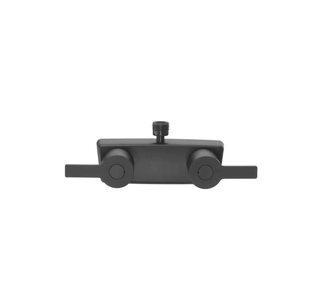 DURA FAUCET MODERN RV SHOWER FAUCET - MATTE BLA [DF-SA100M-MB]