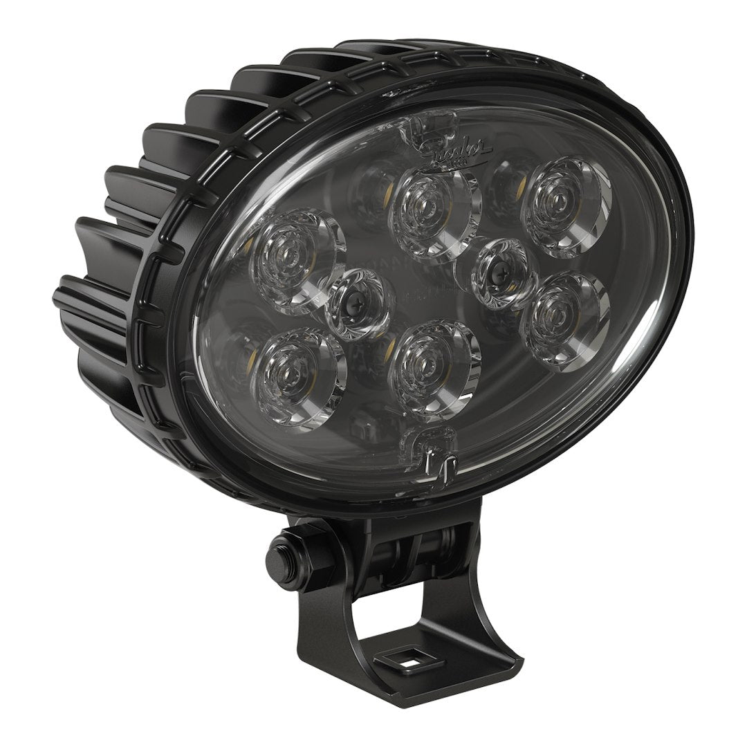 JW SPEAKER 735F-12/32V LAMP BLACK FLOOD W/HARN [1706591]