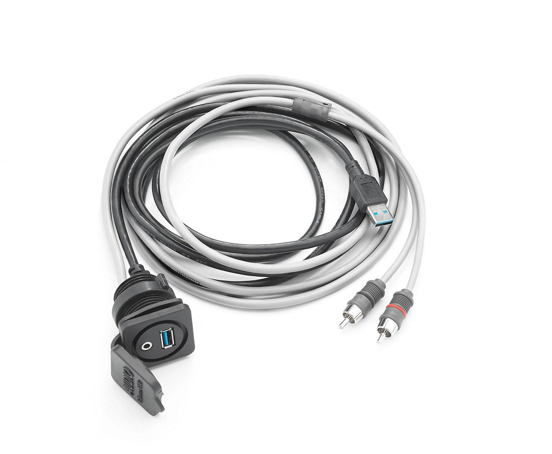 CLARION USB PORT & 3.5MM MINI AUDIO JACK FO [CMC-USB/3.5MM-PNL]