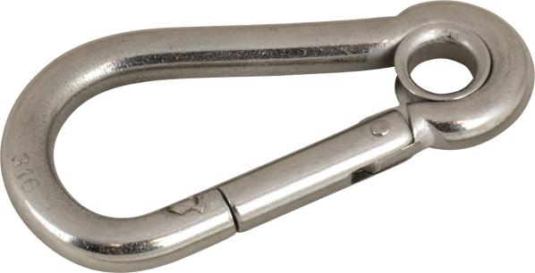 SEA DOG STAINLESS SNAP HOOK W/EYE 4' - [151605-1]