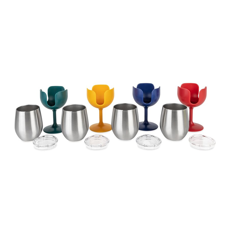 CAMCO LIBATC  WINE TUMBLER 4-PACK  8OZ. ( [53465]