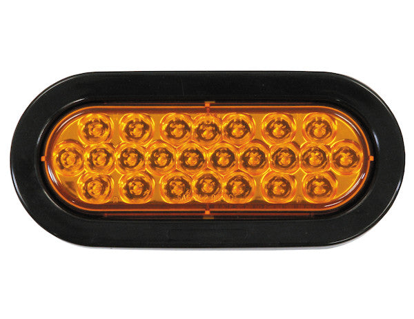 BUYERS PROD LIGHT STROBE 6.5IN OVAL  AMBER LED [SL65AO]