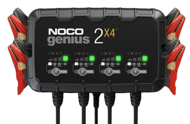 NOCO 8A 4-BANK BATTERY CHARGER [GENIUS2X4]