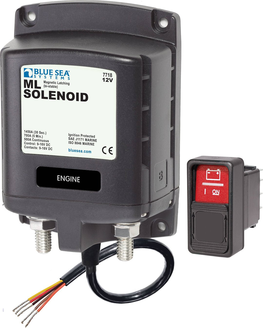 BLUE SEA SOLENOID ML 12V [7718-BSS]