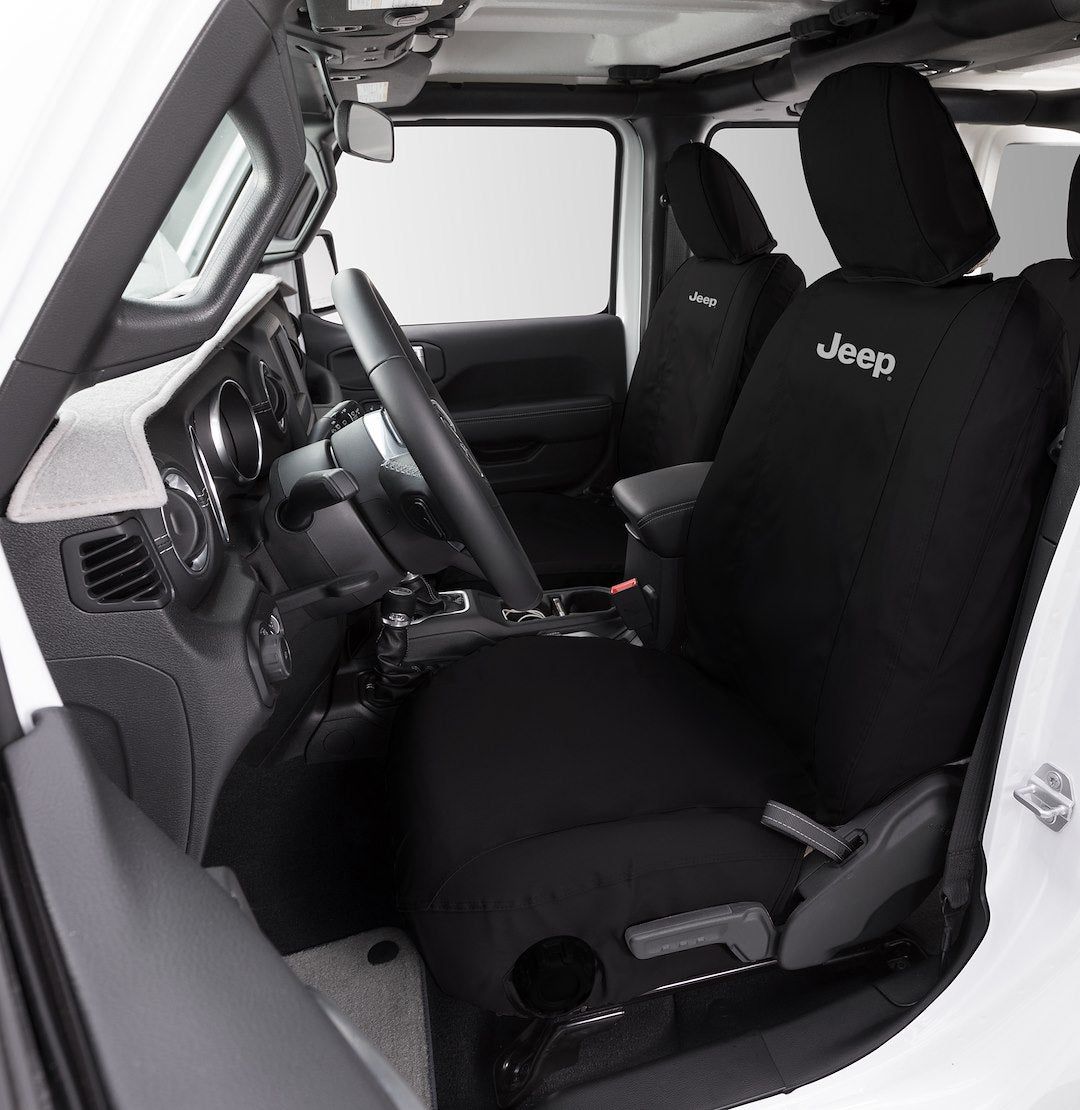 COVERCRAFT ENDURA JEEP LOGO SEATSAVER CUSTOM F [SSJ2525FJ11WFBK]