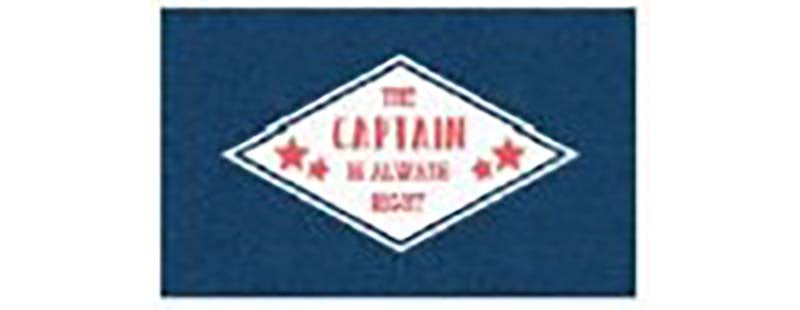 KITTRICH THE CAPTAIN IS ALWAYS RIGHT (NAVY B [STRB-21477-10]