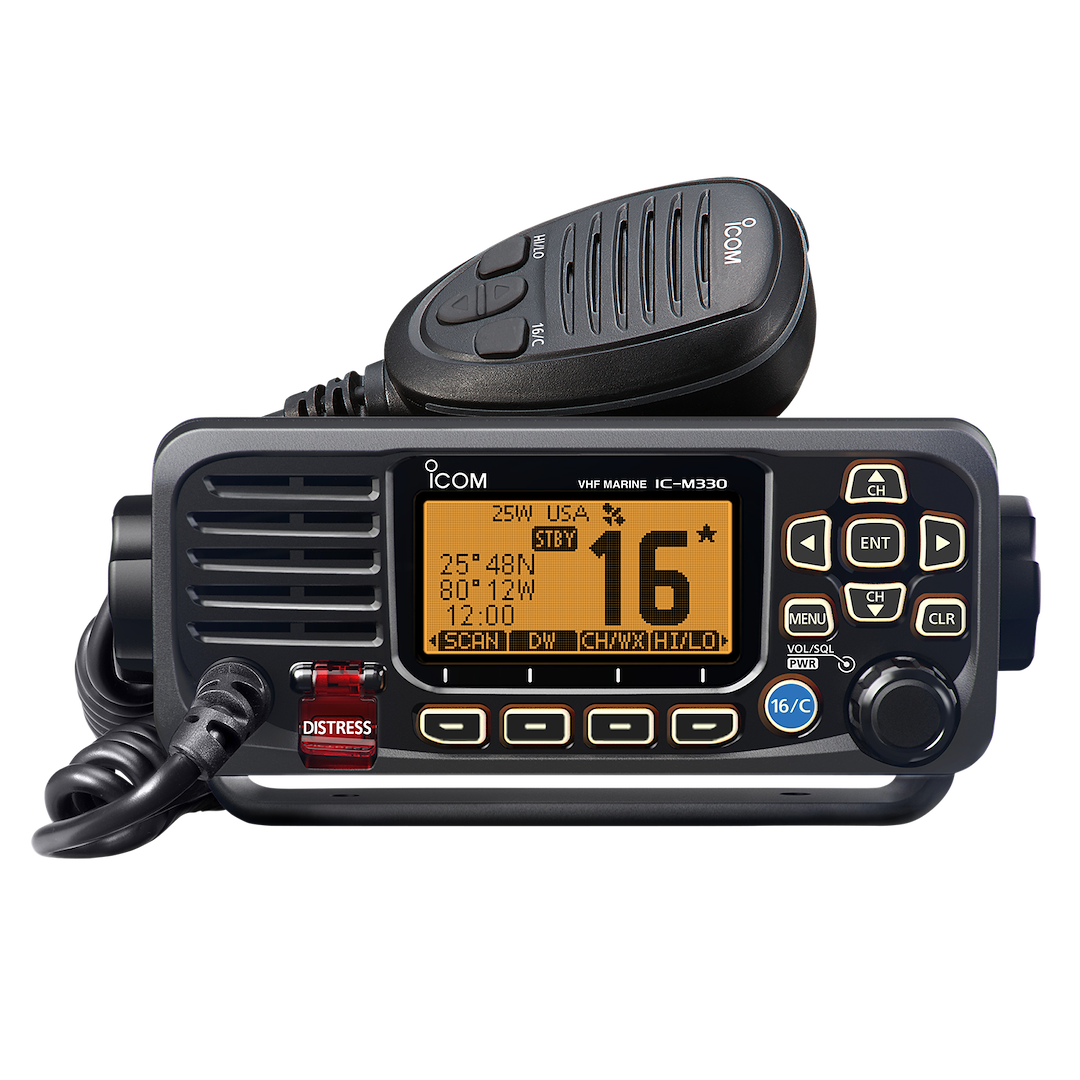 ICOM VHF  BASIC  COMPACT  W/GPS  BLACK [M330G BLACK]