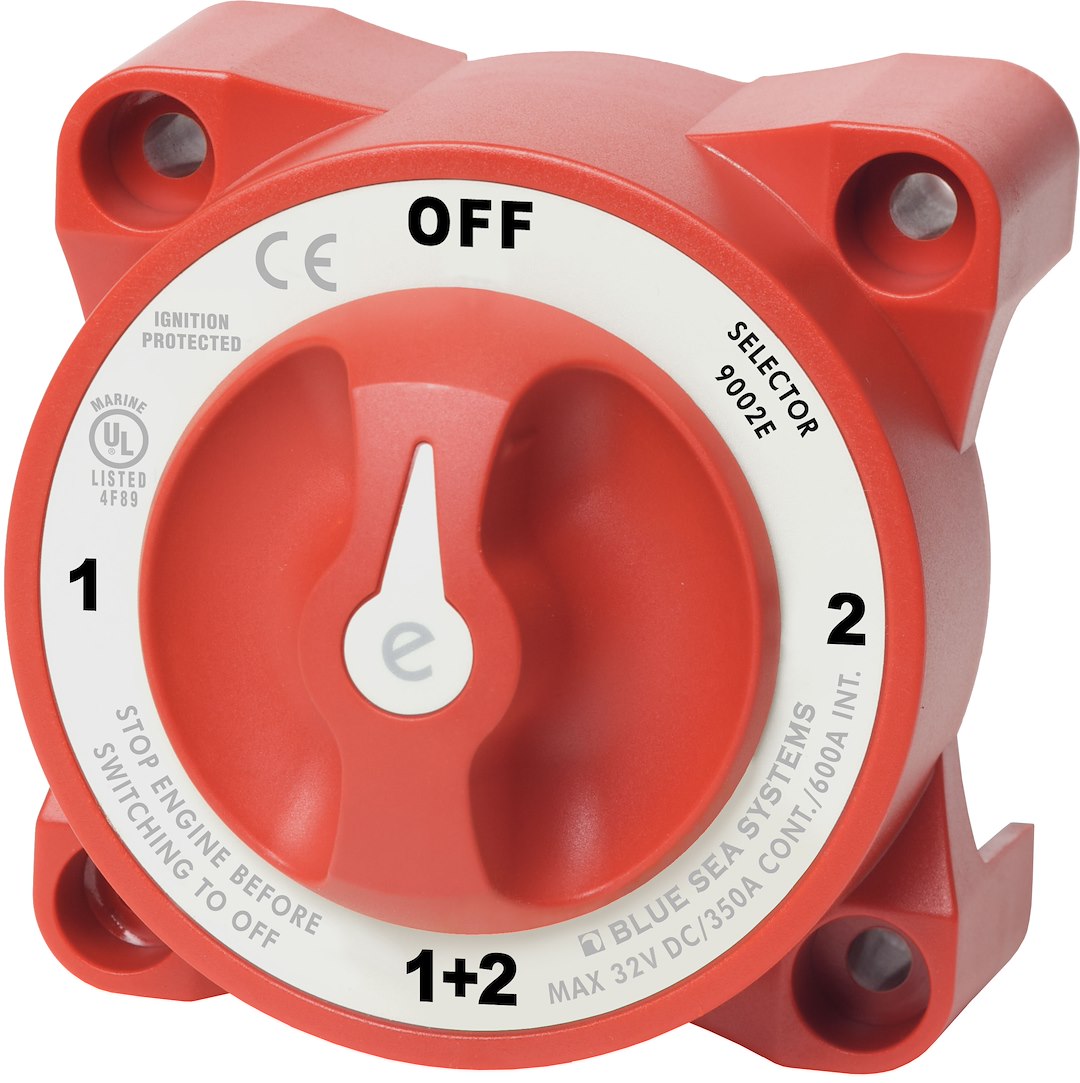 BLUE SEA SWITCH BATTERY E SELECTOR W/AFD [9002E-BSS]