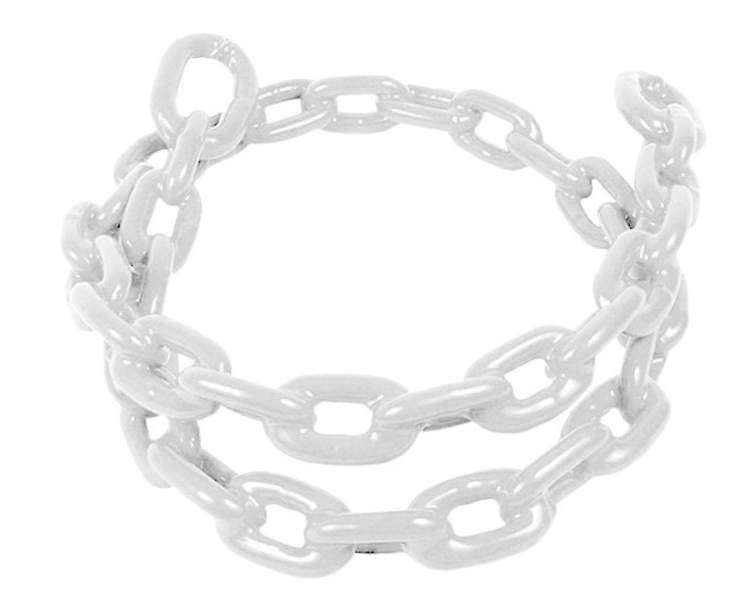 GREENFIELD VNYL CTD CHAIN 1/4X4 WHITE [2115-W]
