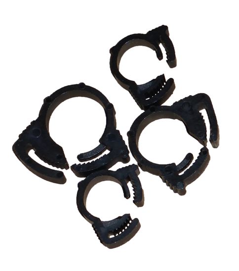 HELIX RACING 16PC ASSORT. NYLON RATCHET CLAMPS [111-2016]