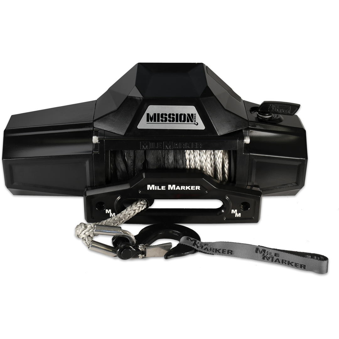 MILEMARKER MISSION 8K CAPACITY WINCH WITH SYNT [78-53141]