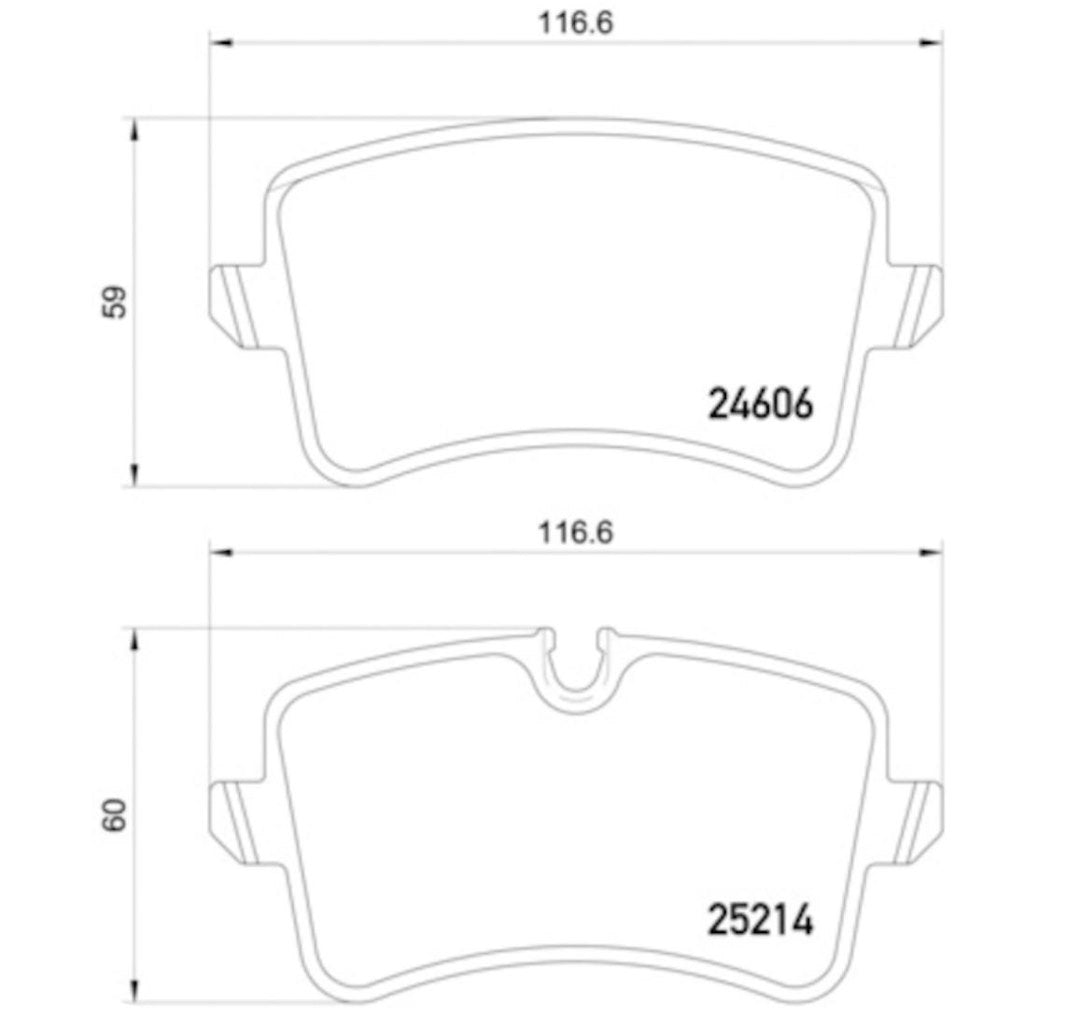 HELLA DISC BRAKE PAD [355016061]