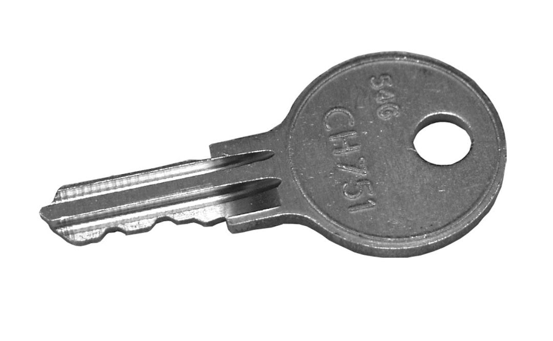 JR PRODUCTS REPLACEMENT HUD/HURD KEY [751-A]