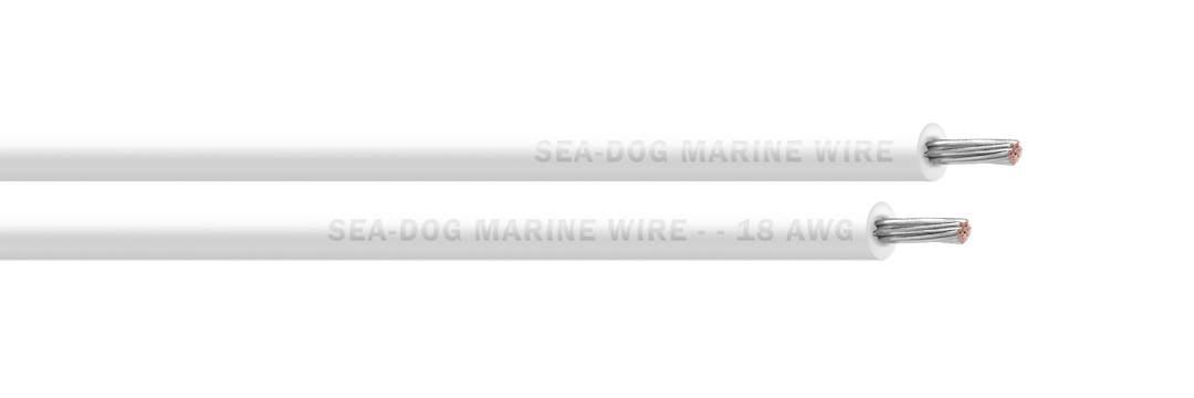 SEA DOG 18 AWG WHITE 100FT PRIMARY WIR E [8018052]
