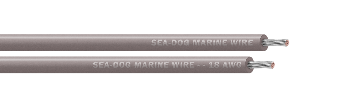 SEA DOG 18 AWG GRAY 100FT PRIMARY WIRE [8018112]