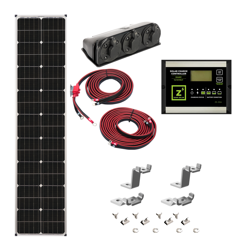 ZAMP SOLAR 90 WATT DELUXE SOLAR KIT [KIT1007]
