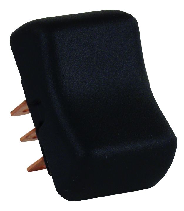 JR PRODUCTS DPDT ON/OFF/ON MOM SW  BK [13025]