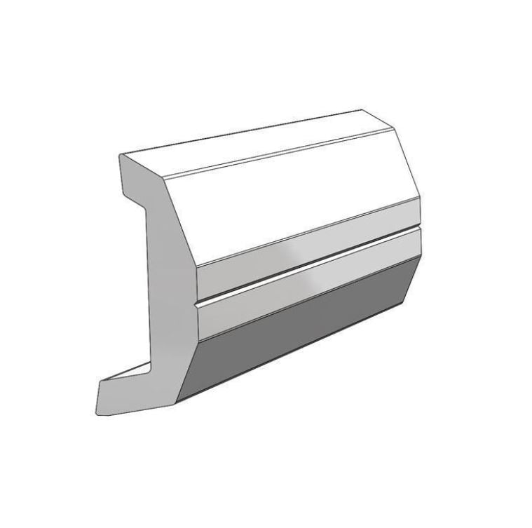 TACO METALS RIGID RUB RAIL KIT  BLACK 20 [V21-3670BKA20D-1]